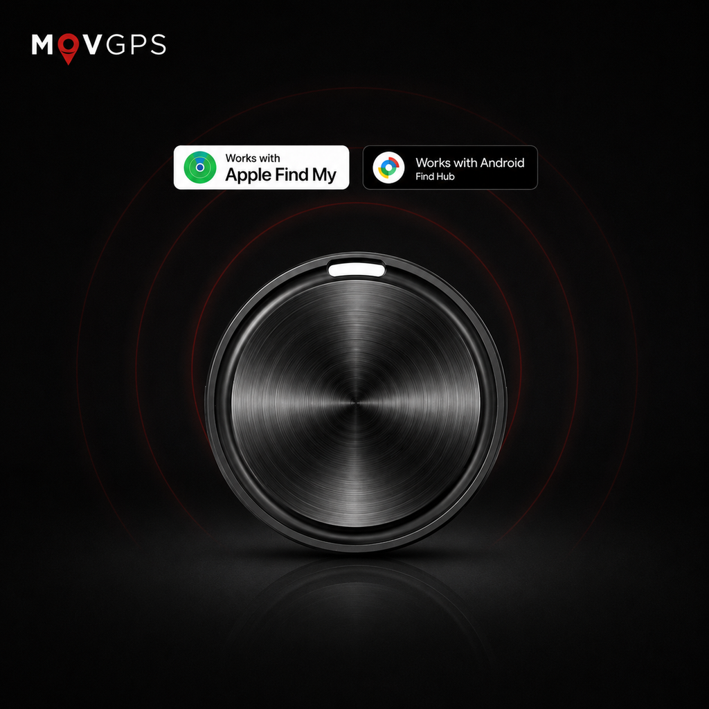 Localizador GPS MOVGPS 360° - Mascotas, Autos, Bolsos y Llaves - Anti Robo y Anti Pérdida
