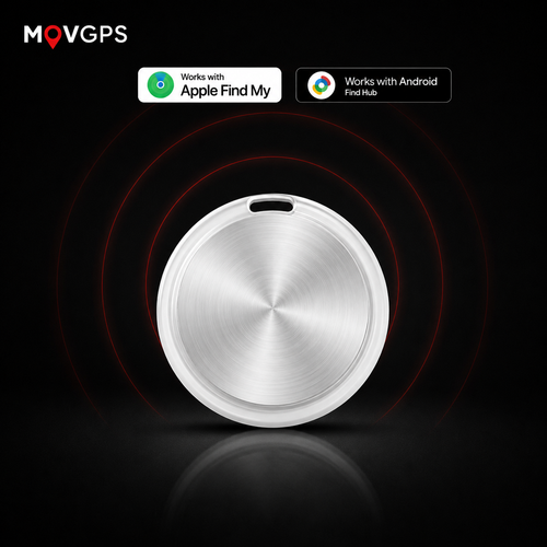 Localizador GPS MOVGPS 360° - Mascotas, Autos, Bolsos y Llaves - Anti Robo y Anti Pérdida